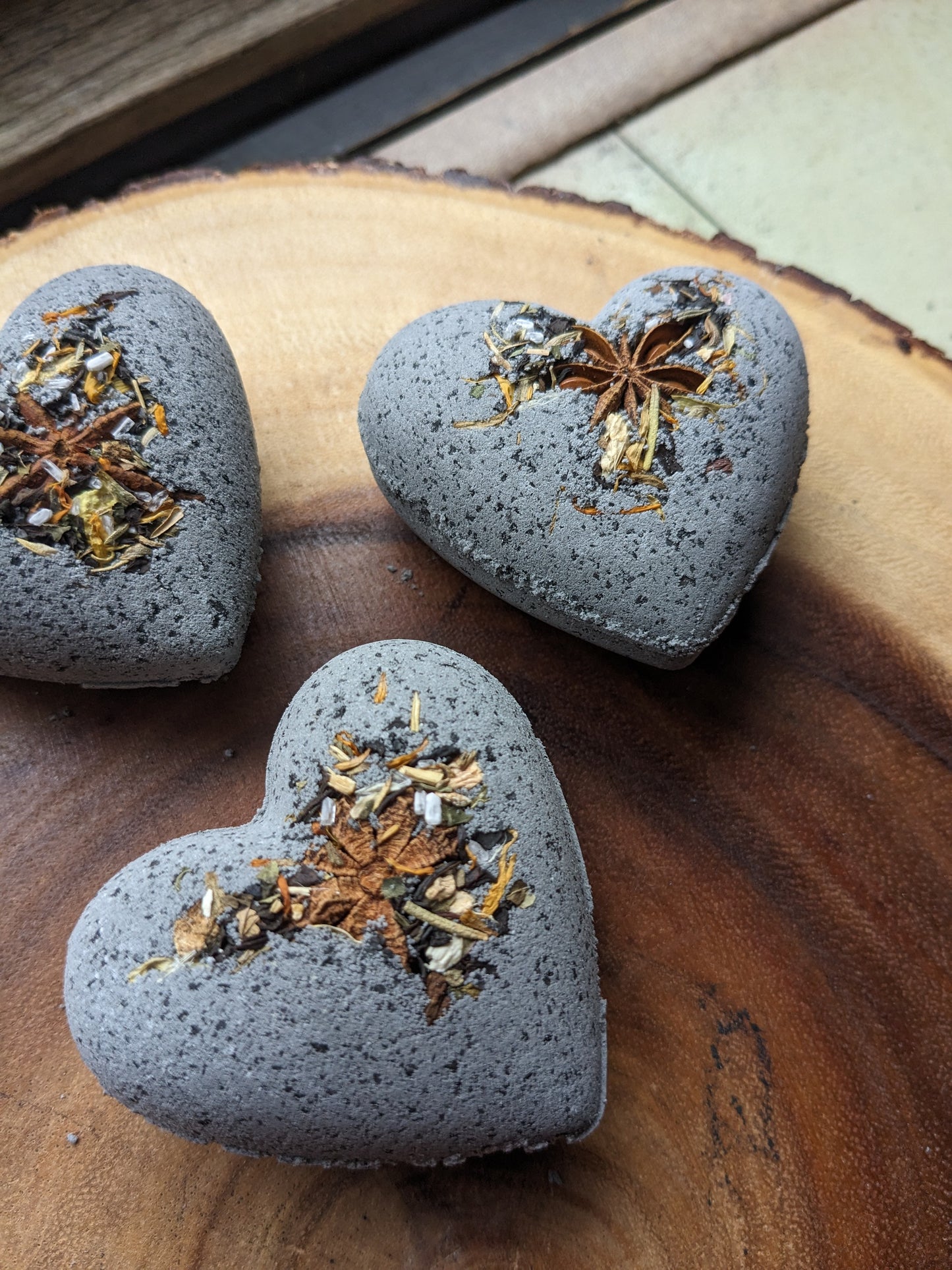 The Emperor Heart Shaped Bath Bomb - Detox & Boundaries Spell