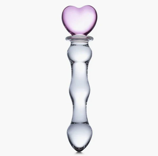 8" Sweetheart Glass Dildo